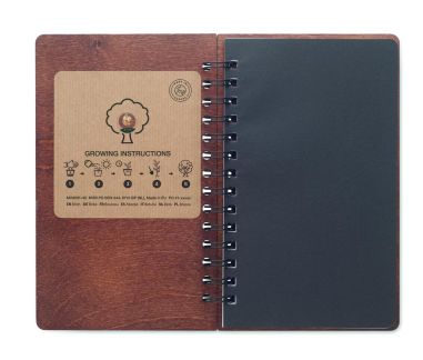 Libreta A5 Abedul GROWBOOK™ Ecológica...