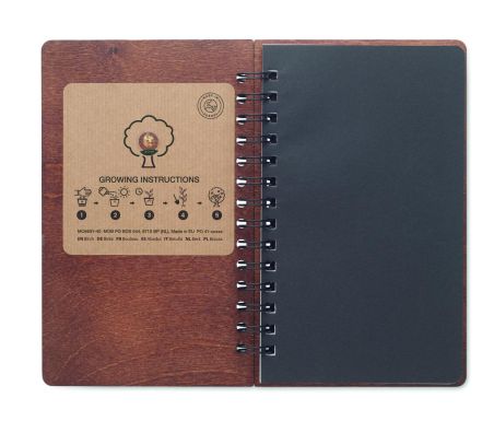 Libreta A5 Abedul GROWBOOK™ Ecológica Personalizada 7MO2251