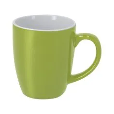 Taza cerámica color con interior blanco
