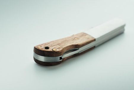 Cuchillo plegable de acacia Ecológico Personalizado 7MO2297
