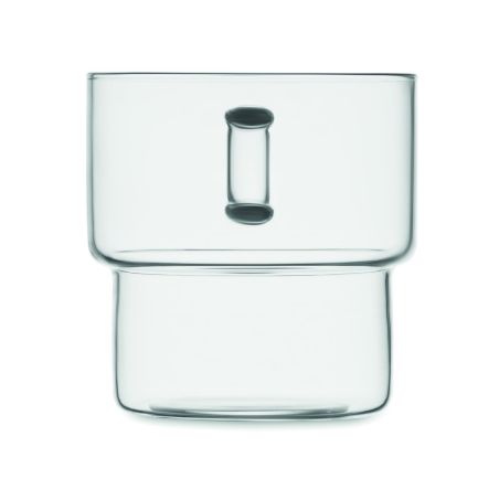 Taza de borosilicato. 300ml Ecológica Personalizada 7MO2348