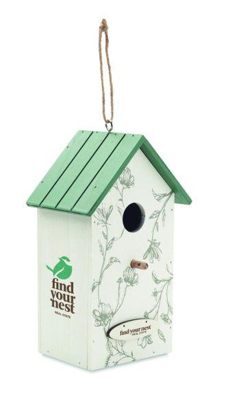 Casa pajaros de madera Ecológica Personalizada 7MO2358