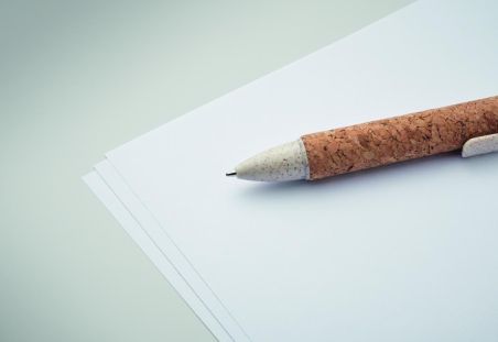 Bolígrafo corcho de 4 tintas Ecológico Personalizado 7MO2421