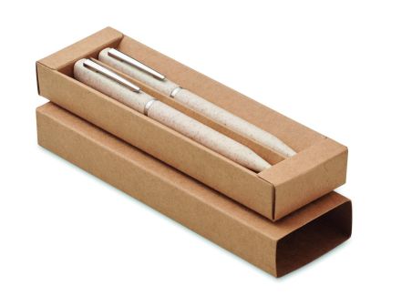 Set de bolígrafos en caja Ecológico Personalizado 7MO2448