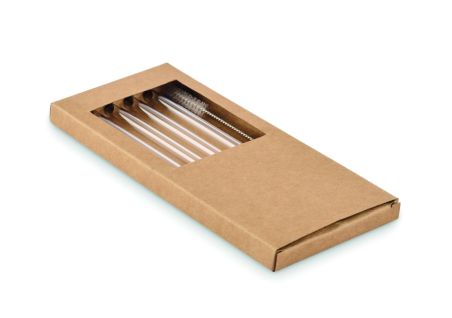 Set de pajitas reutilizables Ecológica Personalizada 7MO2452