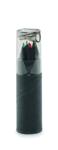 Estuche con 6 lápices de color Ecológico...