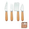 Set de 4 cuchillos para queso Ecológico Personalizado 7MO2547 - Imagen 1