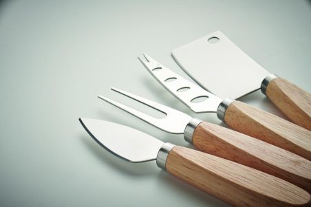 Set de 4 cuchillos para queso Ecológico Personalizado 7MO2547