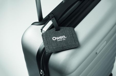 Etiqueta antipérdida equipaje Ecológica Personalizada 7MO2599