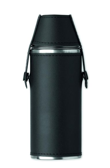 Petaca con vasos de chupito Ecológico Personalizado 7MO2628