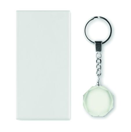 Llavero redondo de cristal Ecológico Personalizado 7MO2657