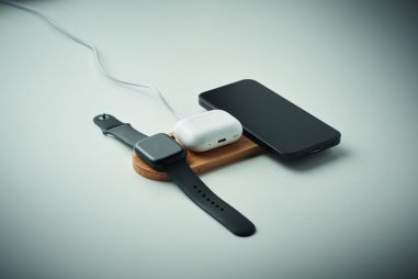 Cargador 3 en 1 de 15 W Ecológico Personalizado...