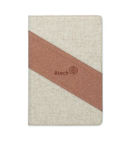 Cuaderno A5 con cargador 15W Ecológico Personalizado 7MO2734