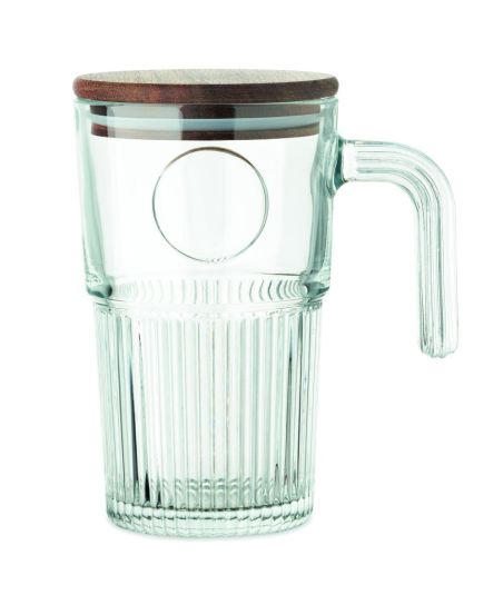 Taza de cristal 450 ml Ecológica Personalizada 7MO2751