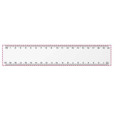 Regla flexible de 20 cm Ecológica Personalizada...