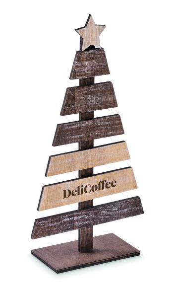 Árbol de Navidad de madera Ecológica Personalizada 7CX1560