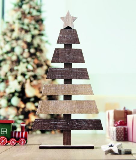 Árbol de Navidad de madera Ecológica Personalizada 7CX1560