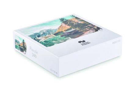 Puzzle de 500 piezas en caja Ecológica Personalizada 7MO2133