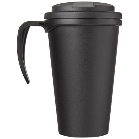 Americano® Taza de 350 ml con tapa antigoteo Ecológica Personalizada 6210421