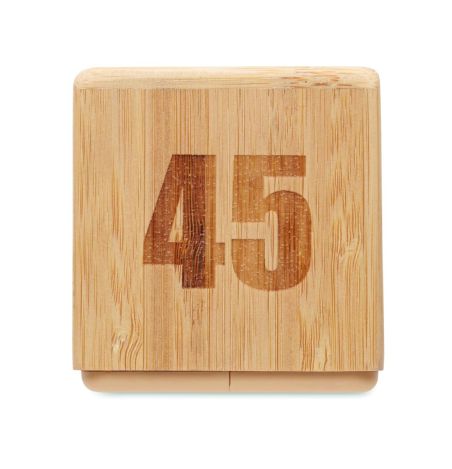 Reloj despertador giratorio Ecológico Personalizado 7MO2933