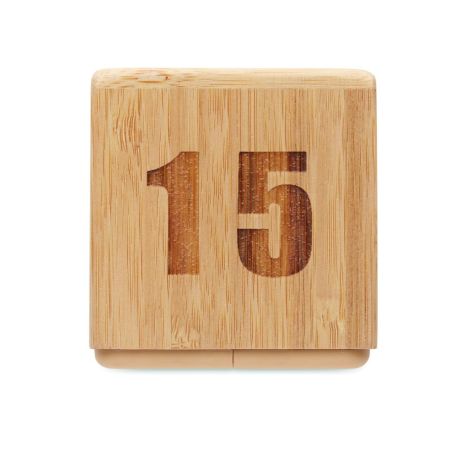 Reloj despertador giratorio Ecológico Personalizado 7MO2933