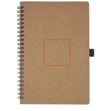 Libreta de tamaño A5 de cartón reciclado con...