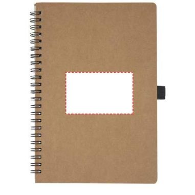 Libreta de tamaño A5 de cartón reciclado con...