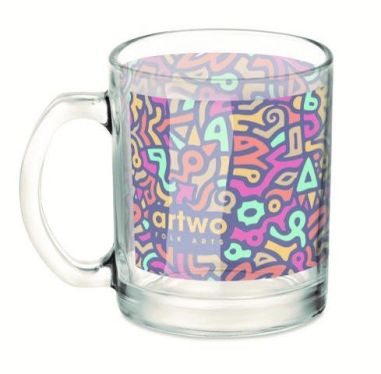 Taza cristal sublima. 300 ml Ecológica...