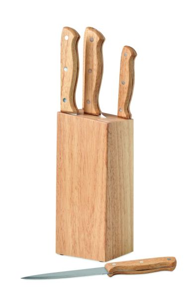 Juego cuchillos Ecológico Personalizado 7MO6308