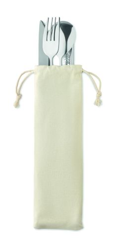 Set de cubiertos acero inox. Ecológico...