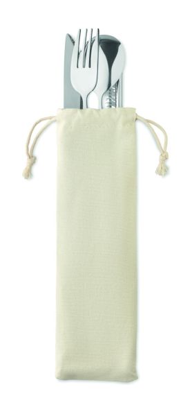 Set de cubiertos acero inox. Ecológico Personalizado 7MO6336