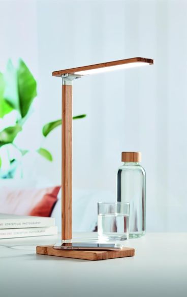 Lampara sobremesa cargador 15W Ecológica Personalizada 7MO6346