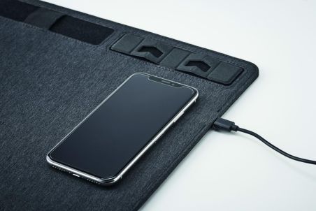 Alfombrilla RPET cargador 15W Ecológica Personalizada 7MO6416