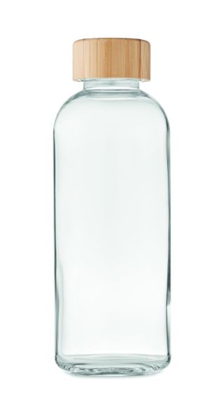 Botella 650 ml tapa de bambú Ecológica Personalizada 7MO6426