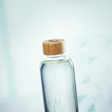 Botella 650 ml tapa de bambú Ecológica...