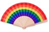 Abanico de madera rainbow Ecológico Personalizado 7MO6446 - Imagen 1