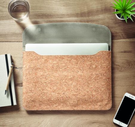 Bolsa de corcho para portátil Ecológica Personalizada 7MO6448