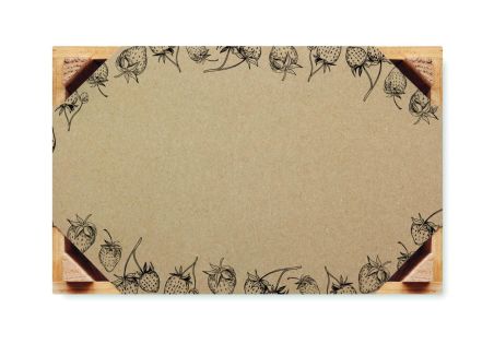 Kit de fresas en caja madera Ecológica Personalizada 7MO6506