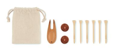 Juego accesorios golf en bolsa Ecológica...