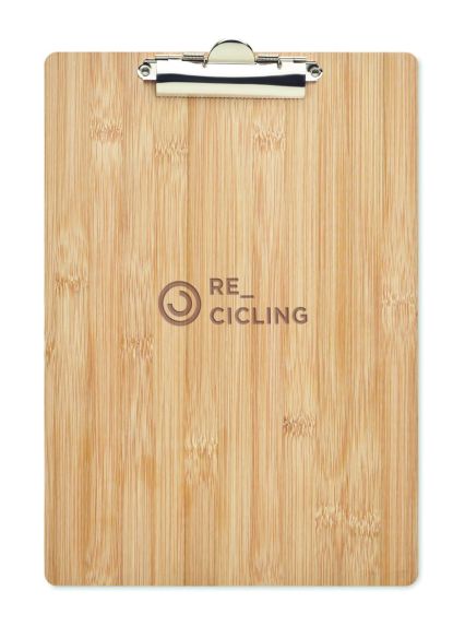 Portapapeles de bambú A4 Ecológica Personalizada 7MO6535