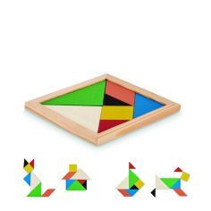 Rompecabezas Tangram de madera Ecológica Personalizada... - Producto ecológico