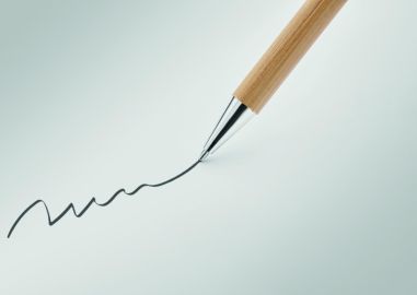 Bolígrafo giratorio de bambú Ecológico...