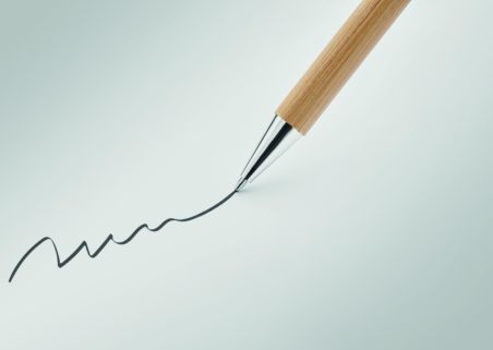 Bolígrafo giratorio de bambú Ecológico Personalizado 7MO6821