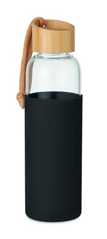 Botella vidrio 500 ml en funda Ecológica...