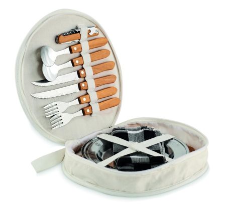 Set picnic 2 personas en bolsa Ecológica Personalizada 7MO6893