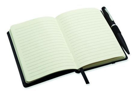 Libreta A6 con bolígrafo Ecológica Personalizada 7MO8109