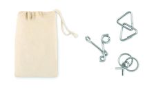 Set de 3 rompecabezas de metal Ecológica Personalizada... - Producto ecológico