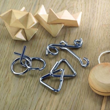 Set de 3 rompecabezas de metal Ecológica Personalizada 7MO9191