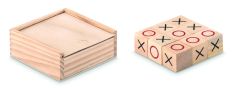 Juego tres en raya de madera Ecológico Personalizado 7MO9493 - Producto ecológico