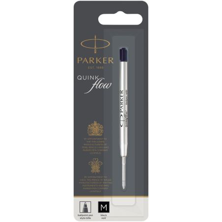 Parker recambio de bolígrafo Quinkflow (tinta negra) Ecológico Personalizado 6420002